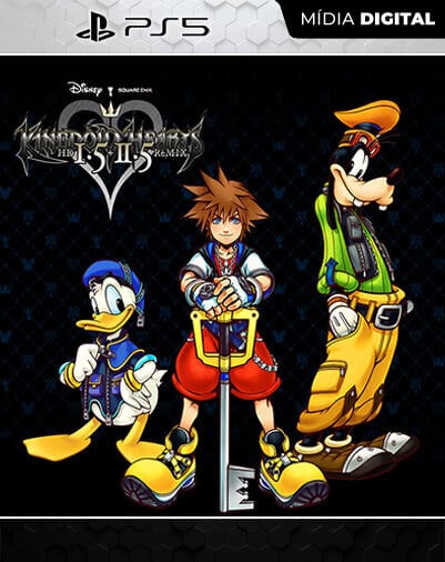 Kingdom Hearts HD 1.5 + 2.5 ReMix Playstation 5 Mídia Digital Licença VIP