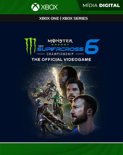 Monster Energy Supercross 6 - Xbox One / XS - Mídia Digital