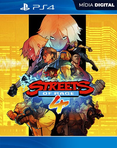 Streets Of Rage 4 Ps4 Mídia Digital