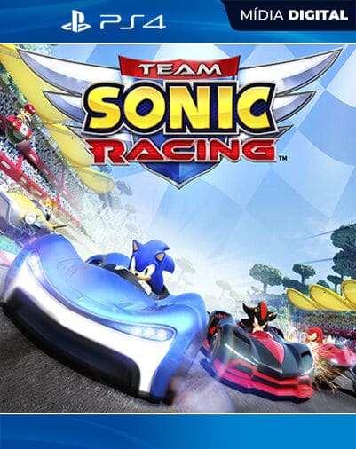Team Sonic Racing Playstation 4 Mídia Digital Licença VIP