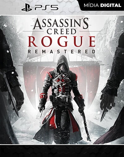 Assassins Creed Rogue Remastered Playstation 5 Mídia Digital Licença VIP