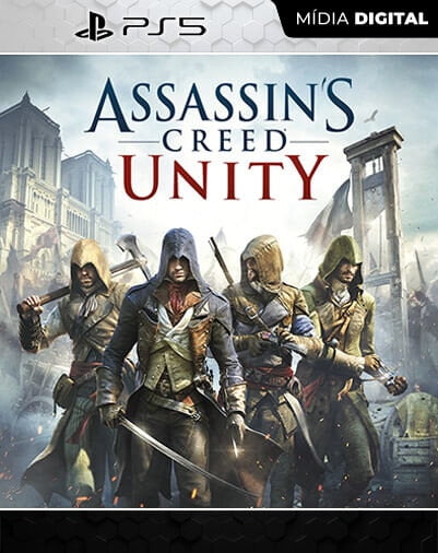 Assassins Creed Unity Playstation 5 Mídia Digital Licença VIP