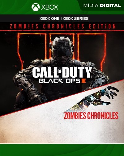 Call of Duty: Black Ops III - Zombies Chronicles Edition - Xbox One / XS - Mídia Digital