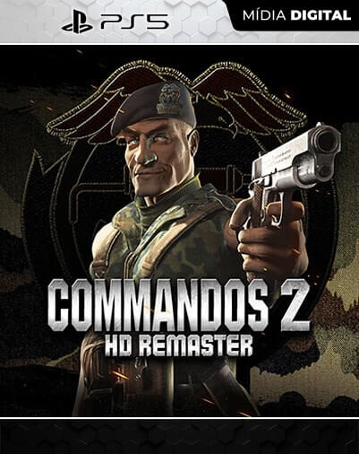 Commandos 2 - HD Remaster Playstation 5 Mídia Digital Licença VIP