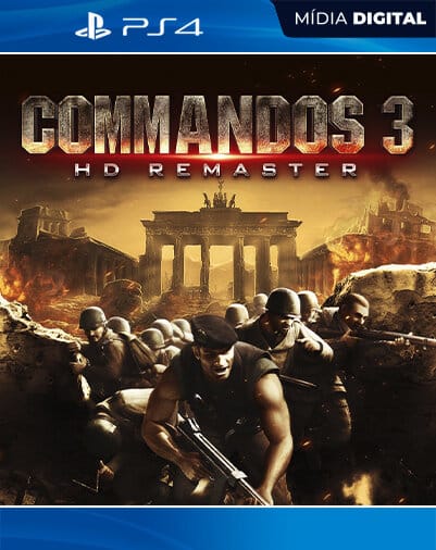 Commandos 3 - HD Remaster Playstation 4 Mídia Digital