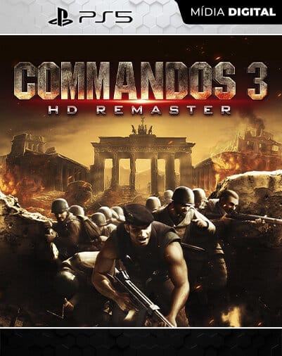 Commandos 3 - HD Remaster Playstation 5 Mídia Digital