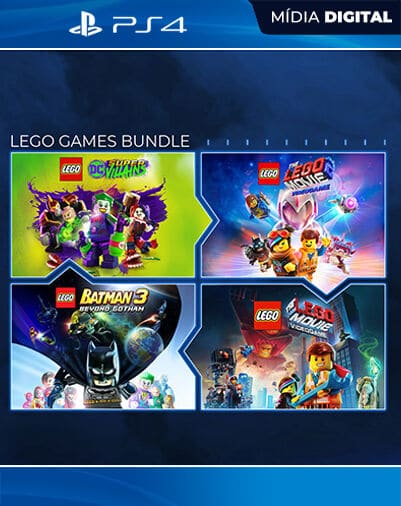 Conjunto de Jogos LEGO Playstation 4 Mídia Digital