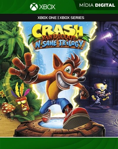 Crash Bandicoot N. Sane Trilogy - Xbox One / XS - Mídia Digital