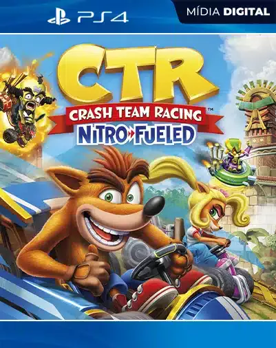 Crash Team Racing Nitro-Fueled Playstation 4 Mídia Digital