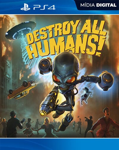 Destroy All Humans! Playstation 4 Mídia Digital Licença VIP