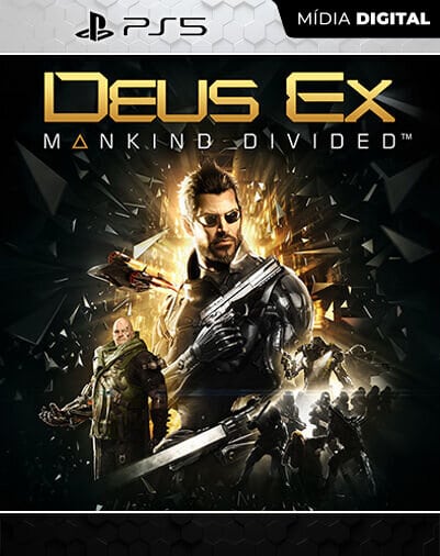 Deus Ex: Mankind Divided Playstation 5 Mídia Digital Licença VIP