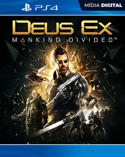 Deus Ex: Mankind Divided Playstation 4 Mídia Digital Licença VIP