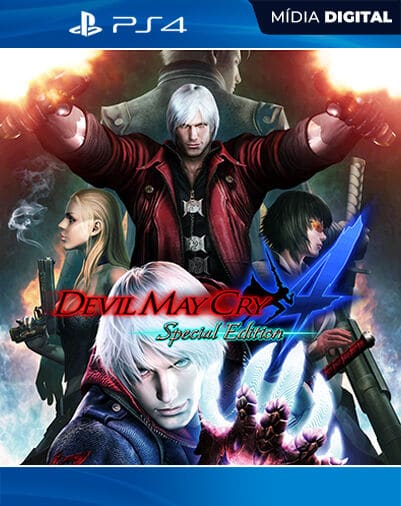 Devil May Cry 4 Special Edition Playstation 4 Mídia Digital Licença VIP