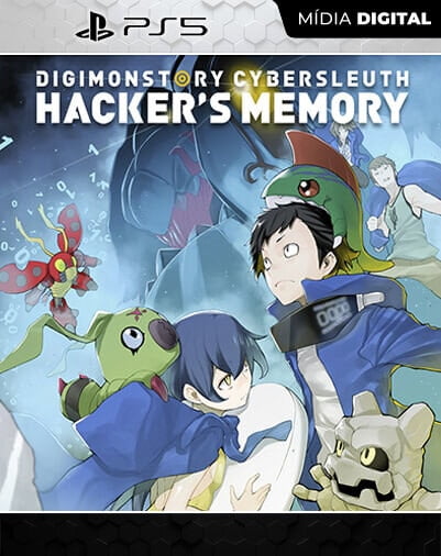 Digimon Story Cyber Sleuth - Hacker's Memory Playstation 5 Mídia Digital Licença VIP