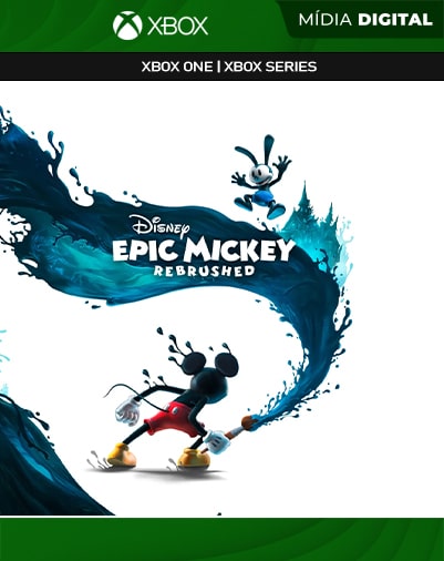 Disney Epic Mickey: Rebrushed - Xbox One / XS - Mídia Digital