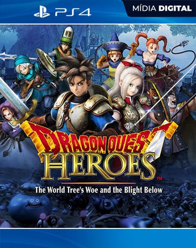 Dragon Quest Heroes Playstation 4 Mídia Digital