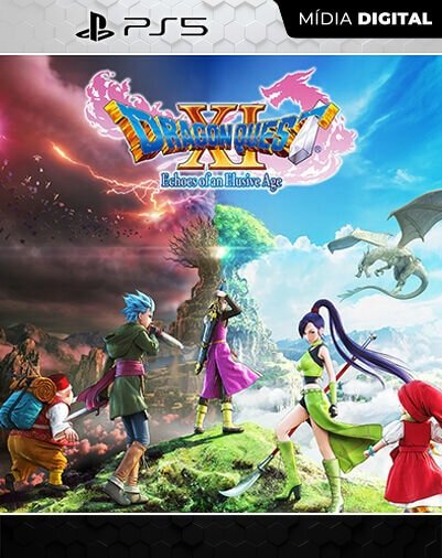 DRAGON QUEST XI - Digital Edition of Light Playstation 5 Mídia Digital Licença VIP