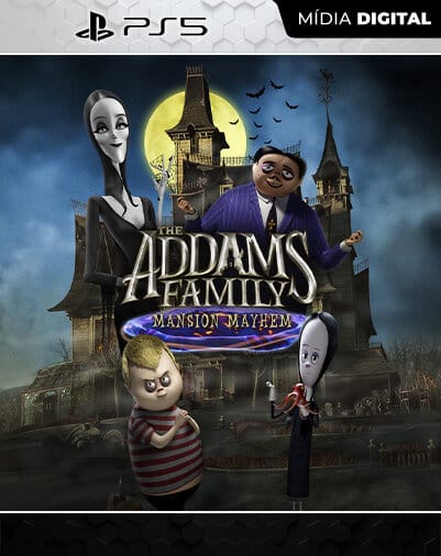 A Família Addams: Mansão da Confusão Playstation 5 Mídia Digital