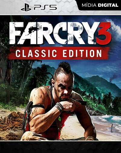 Far Cry 3 Classic Edition Playstation 5 Mídia Digital Licença VIP