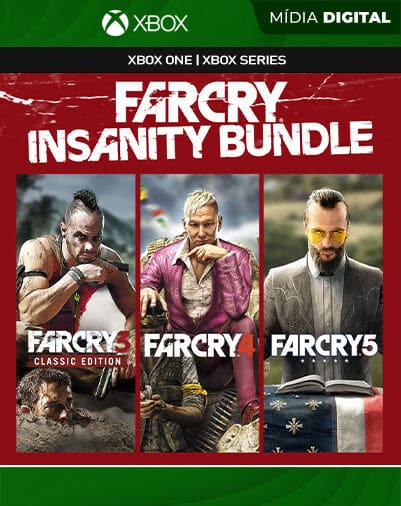 Far Cry - Pacote Insanidade - Xbox One / XS - Mídia Digital