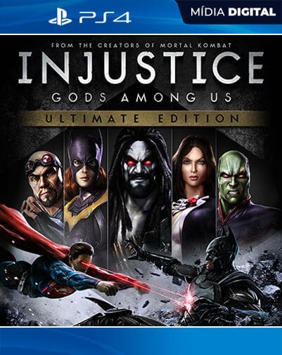 Injustice: Gods Among Us Ultimate Edition Playstation 4 Mídia Digital Licença VIP