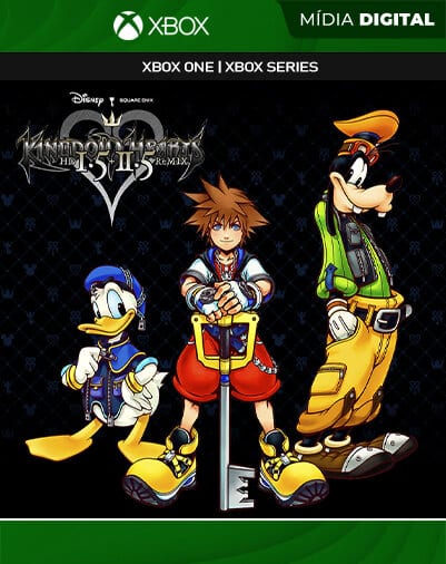 KINGDOM HEARTS - HD 1.5+2.5 ReMIX - Xbox One / XS - Mídia Digital