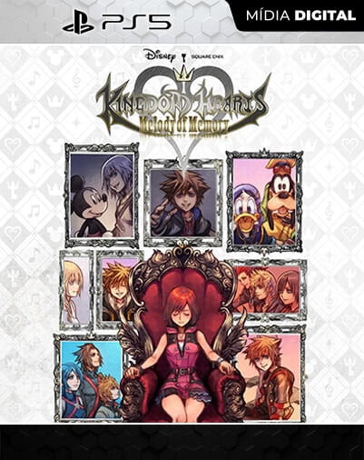 KINGDOM HEARTS Melody of Memory Playstation 5 Mídia Digital Licença VIP