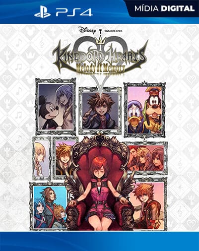 KINGDOM HEARTS Melody of Memory Playstation 4 Mídia Digital Licença VIP