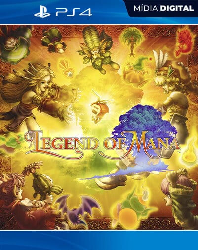 Legend of Mana Playstation 4 Mídia Digital Licença VIP