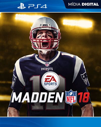 adden NFL 18 Standard Edition Playstation 4 Mídia Digital Licença VIP