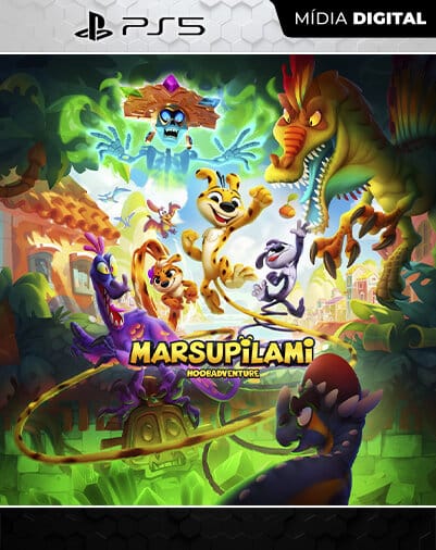Marsupilami: Hoobadventure Playstation 5 Mídia Digital Licença VIP
