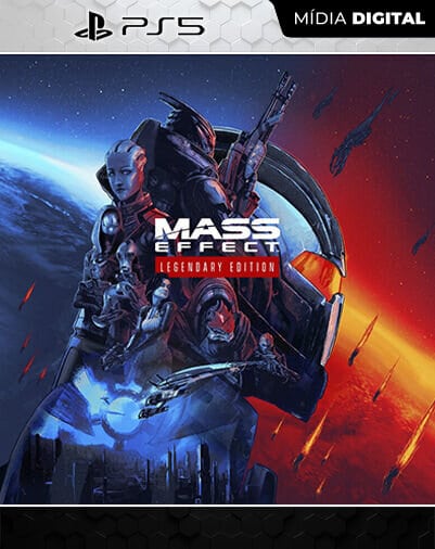 Mass Effect Legendary Edition Playstation 5 Mídia Digital Licença VIP