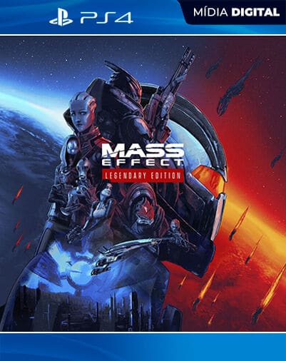 Mass Effect Legendary Edition Playstation 4 Mídia Digital Licença VIP