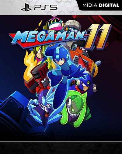 Mega Man 11 Playstation 5 Mídia Digital Licença VIP