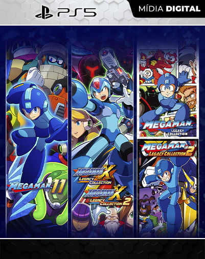Mega Man 30th Anniversary Bundle Playstation 5 Mídia Digital