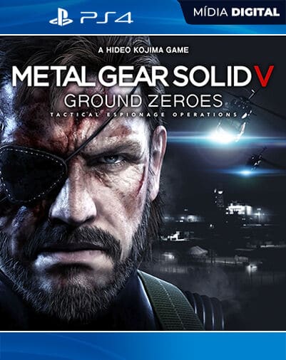 Metal Gear Solid 5 Ground Zeroes Playstation 4 Mídia Digital Licença VIP