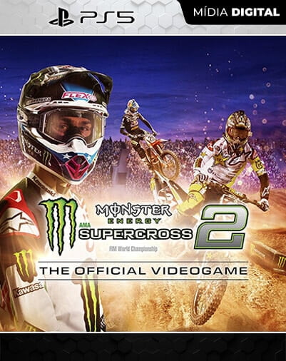 Monster Energy Supercross 2 Playstation 5 Mídia Digital Licença VIP