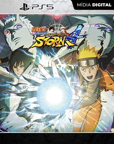 NARUTO SHIPPUDEN: Ultimate Ninja STORM 4 Playstation 5 Mídia Digital Licença VIP