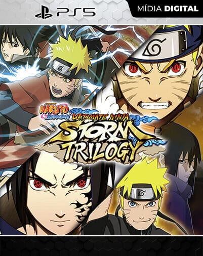 NARUTO SHIPPUDEN: Ultimate Ninja STORM Trilogy Playstation 5 Mídia Digital Licença VIP