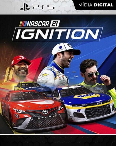 NASCAR 21: Ignition Playstation 5 Mídia Digital Licença VIP