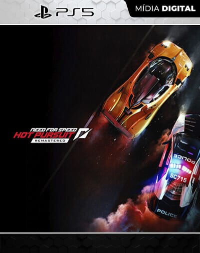 Need for Speed Hot Pursuit Remastered Edition Playstation 5 Mídia Digital Licença VIP