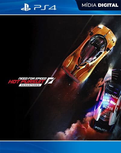 Need for Speed Hot Pursuit Remastered Edition Playstation 4 Mídia Digital Licença VIP