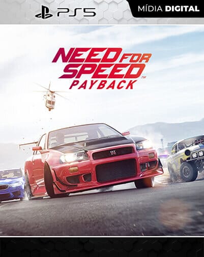 Need for Speed Payback Playstation 5 Mídia Digital Licença VIP