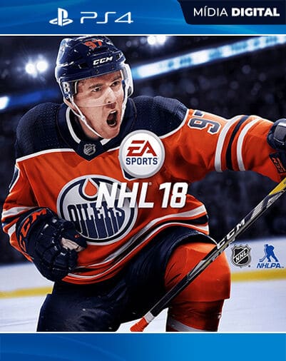 EA SPORTS NHL 18 Standard Edition Playstation 4 Mídia Digital Licença VIP