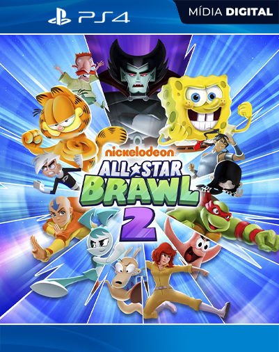 Nickelodeon All-Star Brawl 2 Ps4 Mídia Digital