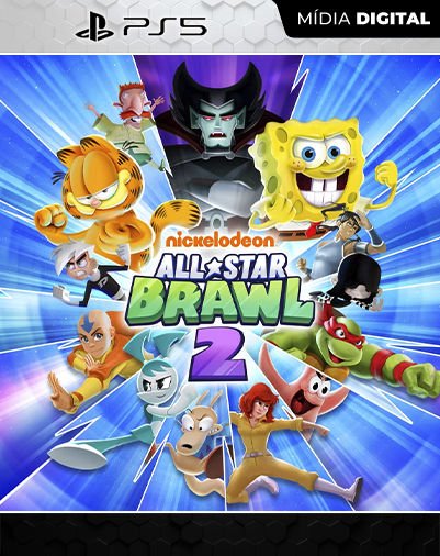 Nickelodeon All-Star Brawl 2 Ps5 Mídia Digital