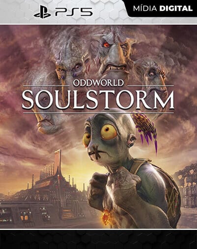 Oddworld: Soulstorm Playstation 5 Mídia Digital Licença VIP