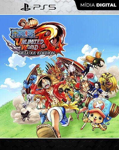 ONE PIECE: Unlimited World Red DELUXE Playstation 5 Mídia Digital Licença VIP