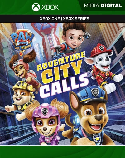 Patrulha Canina: O Filme A Cidade da Aventura está chamando - Xbox One / XS - Mídia Digital
