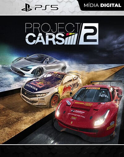 Project CARS 2 Playstation 5 Mídia Digital Licença VIP